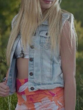 Highway Jeans Light Blue Denim Sleeveless Vest for Kids